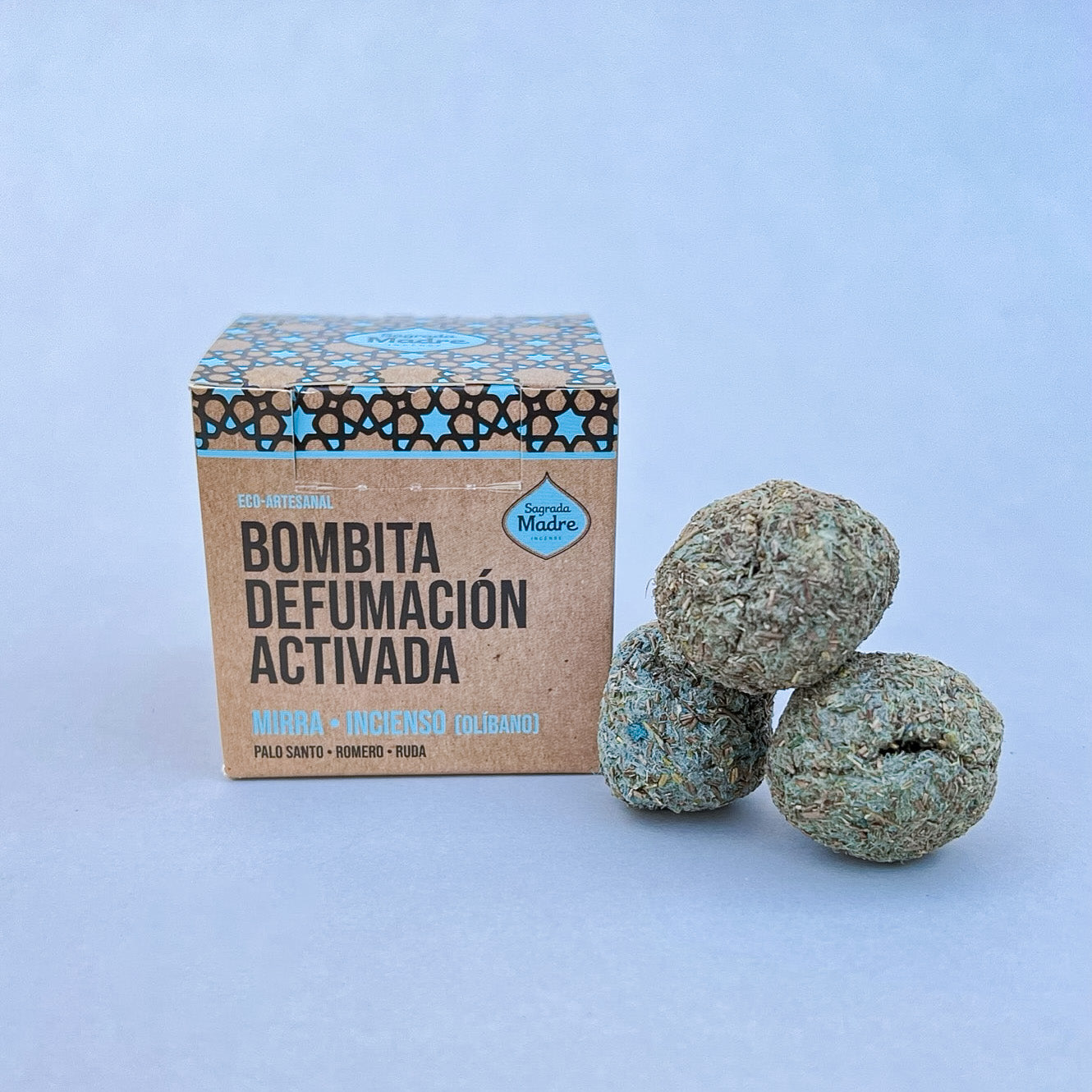 Incienso Sagrada Madre bombita de defumación activada "Incienso y Mirra"