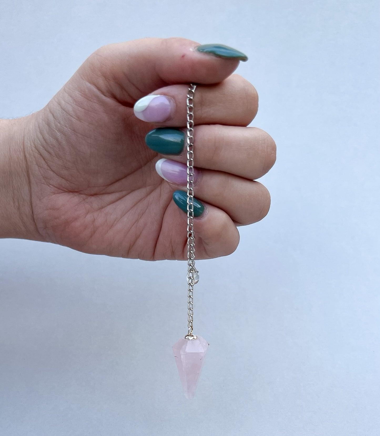 Péndulo cuarzo rosa