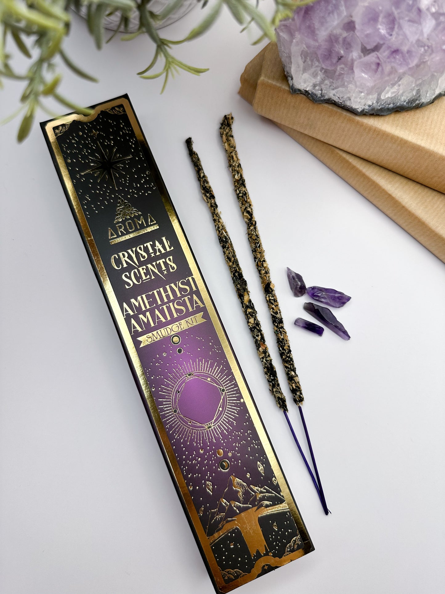 Incienso Crystal Amatista