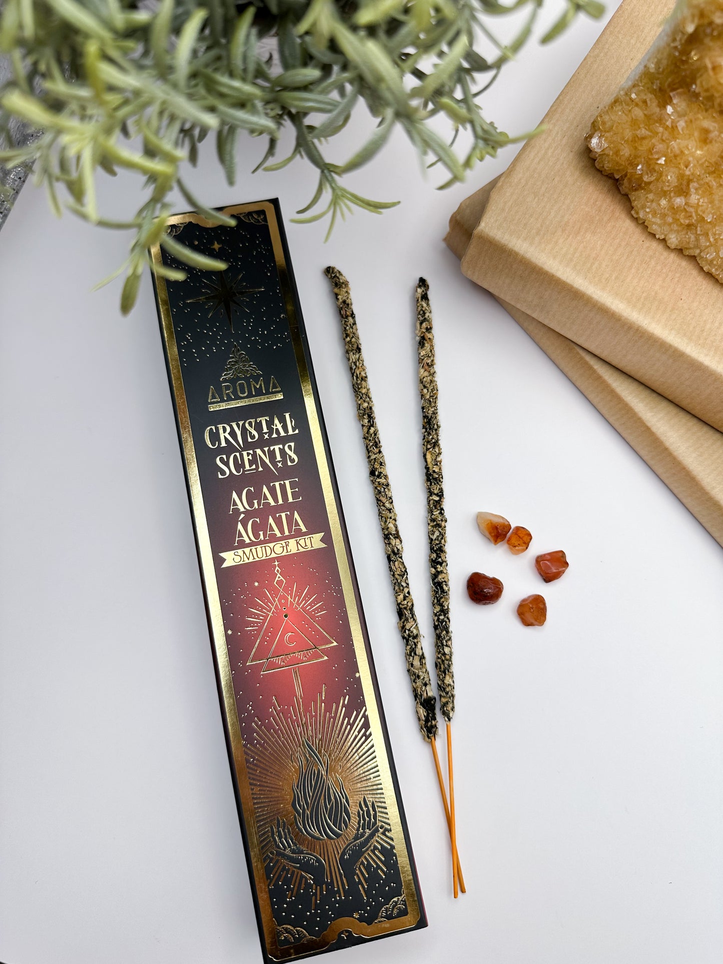 Incienso Crystal Ágata