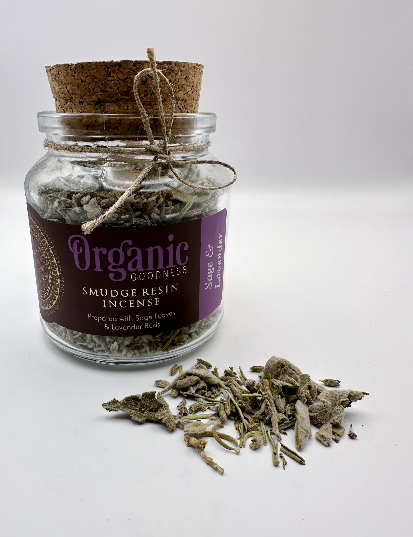 Resina bote cristal: Salvia y Lavanda