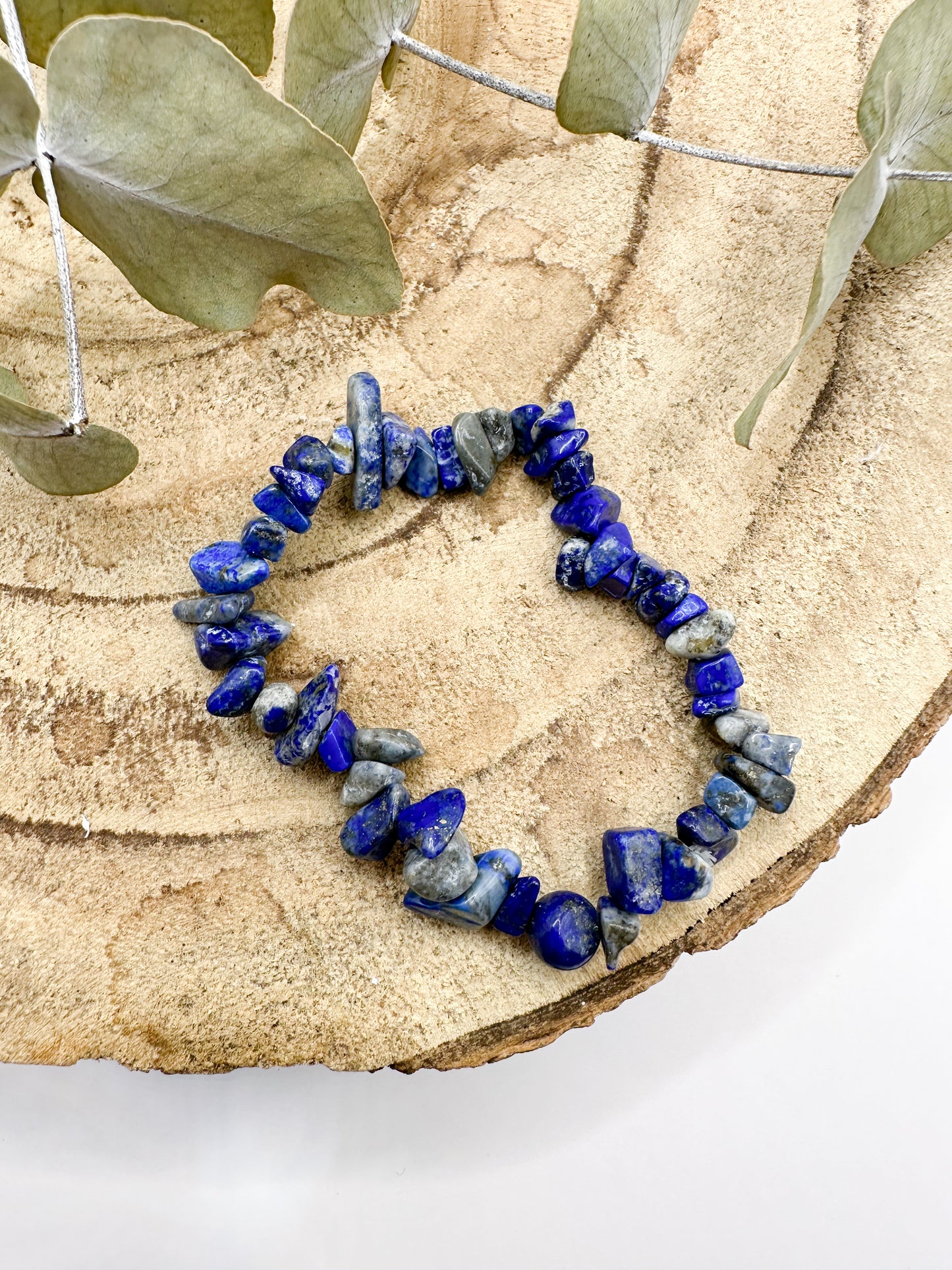 Pulsera mineral lapislázuli