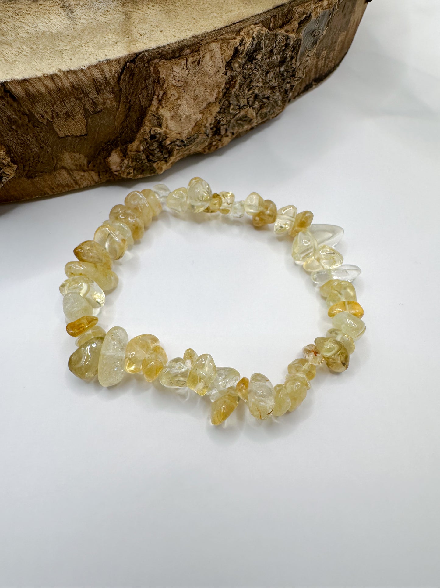 Pulsera mineral Citrino