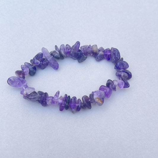 Pulsera mineral amatista