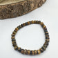 Pulsera ojo de tigre facetada
