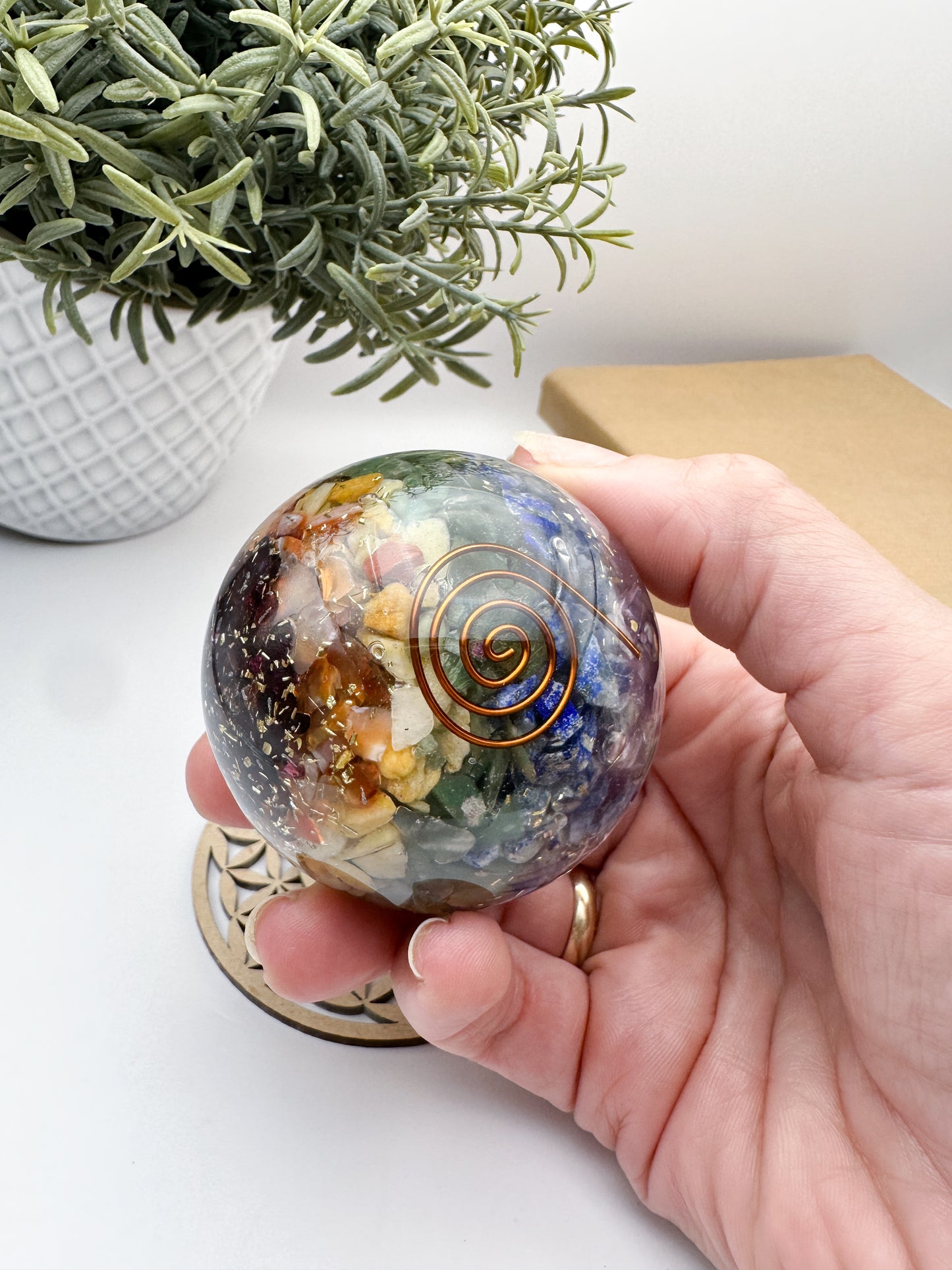 Esfera de orgonita